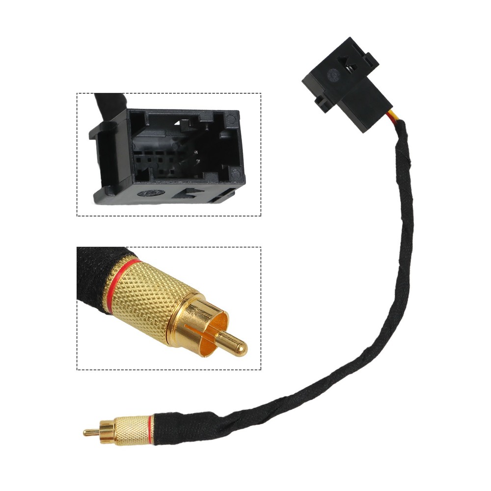 Rear View 4" To 8" PNP Backup Camera Harness Adaptor for Ford Sync2 Sync3