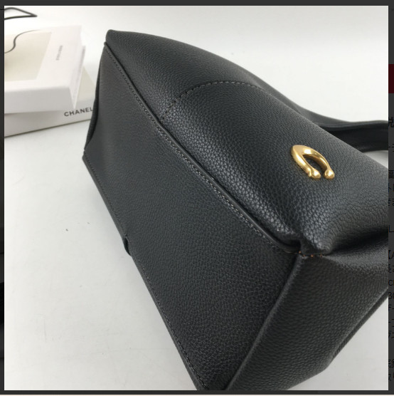 COACH CM545 Lana Shoulder Bag 23 Polished Pebble Leather Black Outlet New