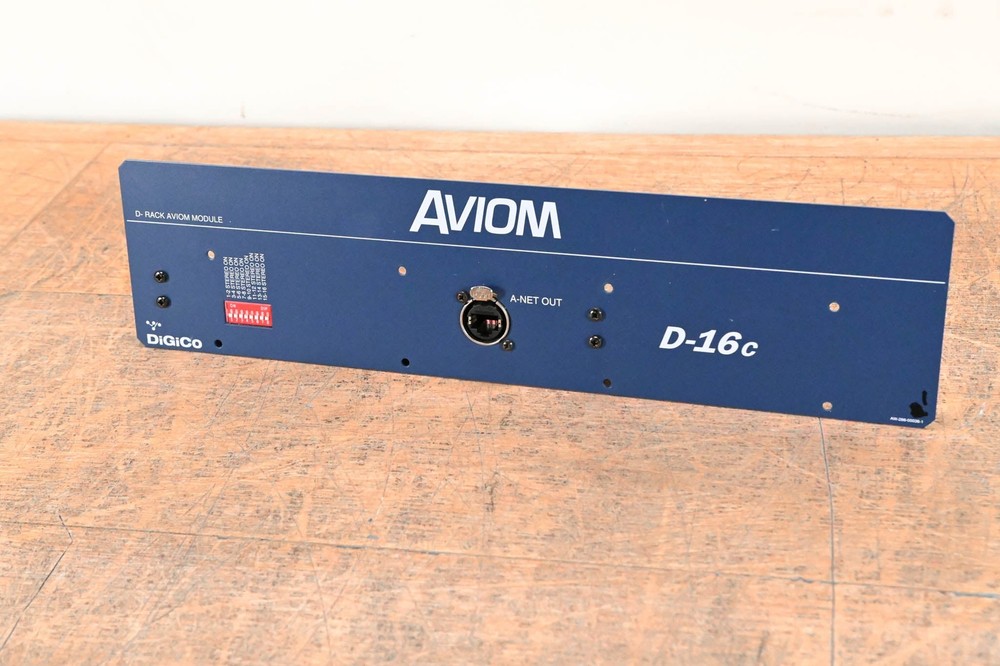 DiGiCo D-16c Aviom A-Net D-Rack Module CG01KLD
