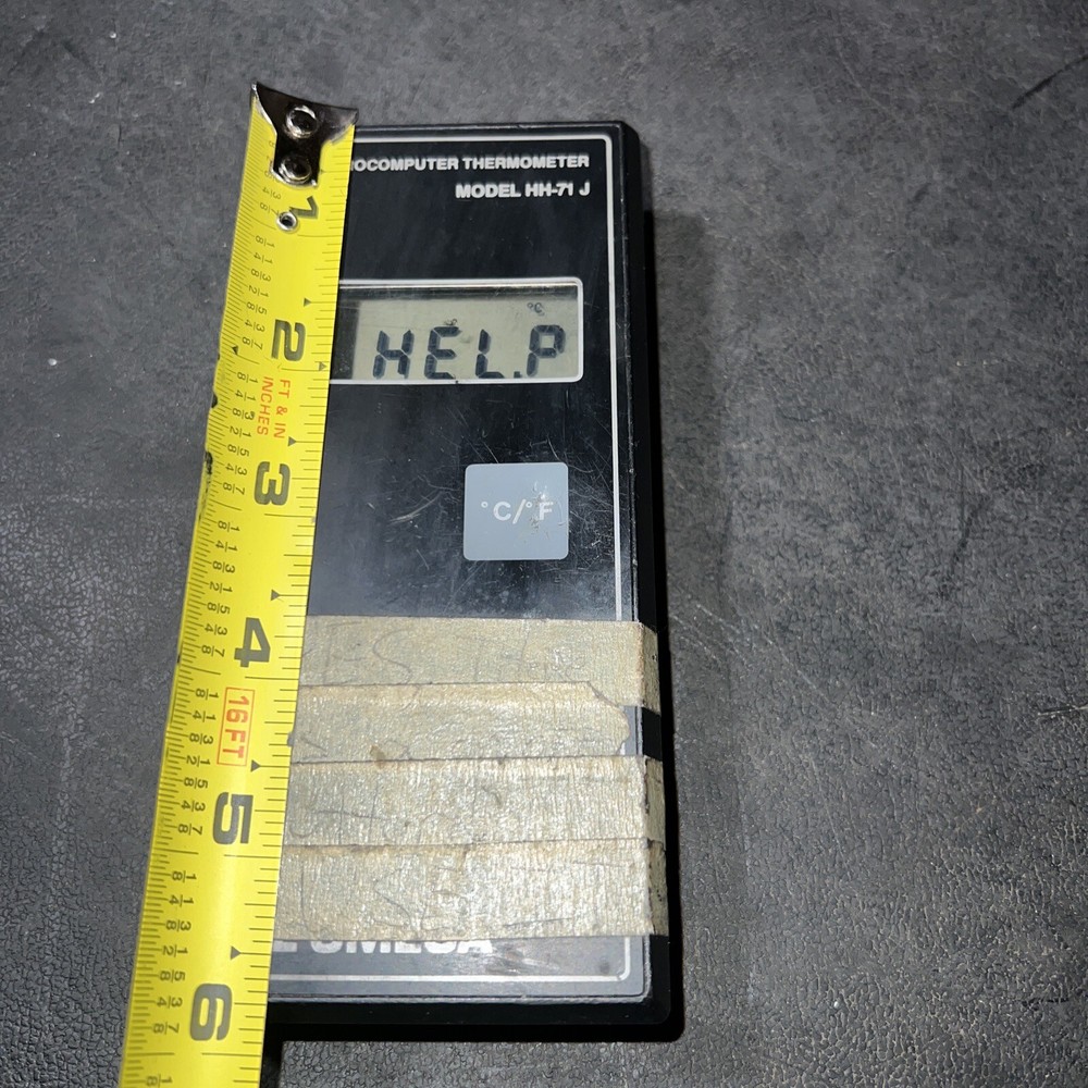 Omega Model HH-71 TH J Microcomputer Thermometer (No thermistor)