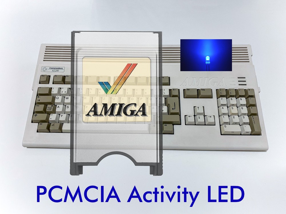 COMMODORE AMIGA A1200 PCMCIA ACTIVITY LED