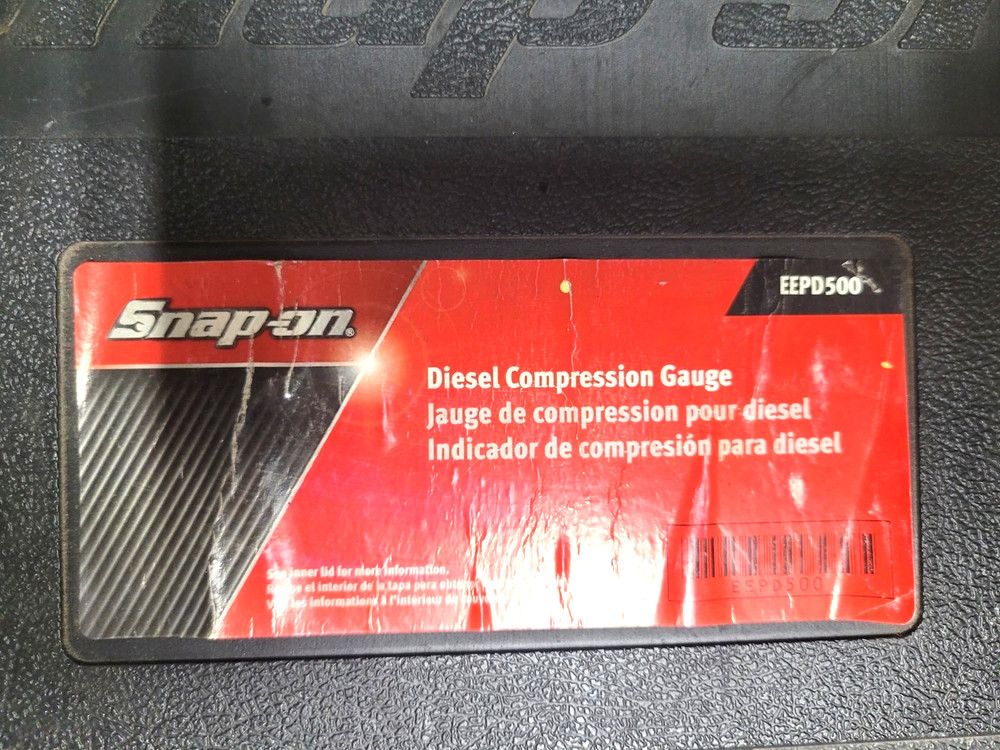 NEW Snap-on™ EEPD500 Diesel Compression Gauge Tester Set