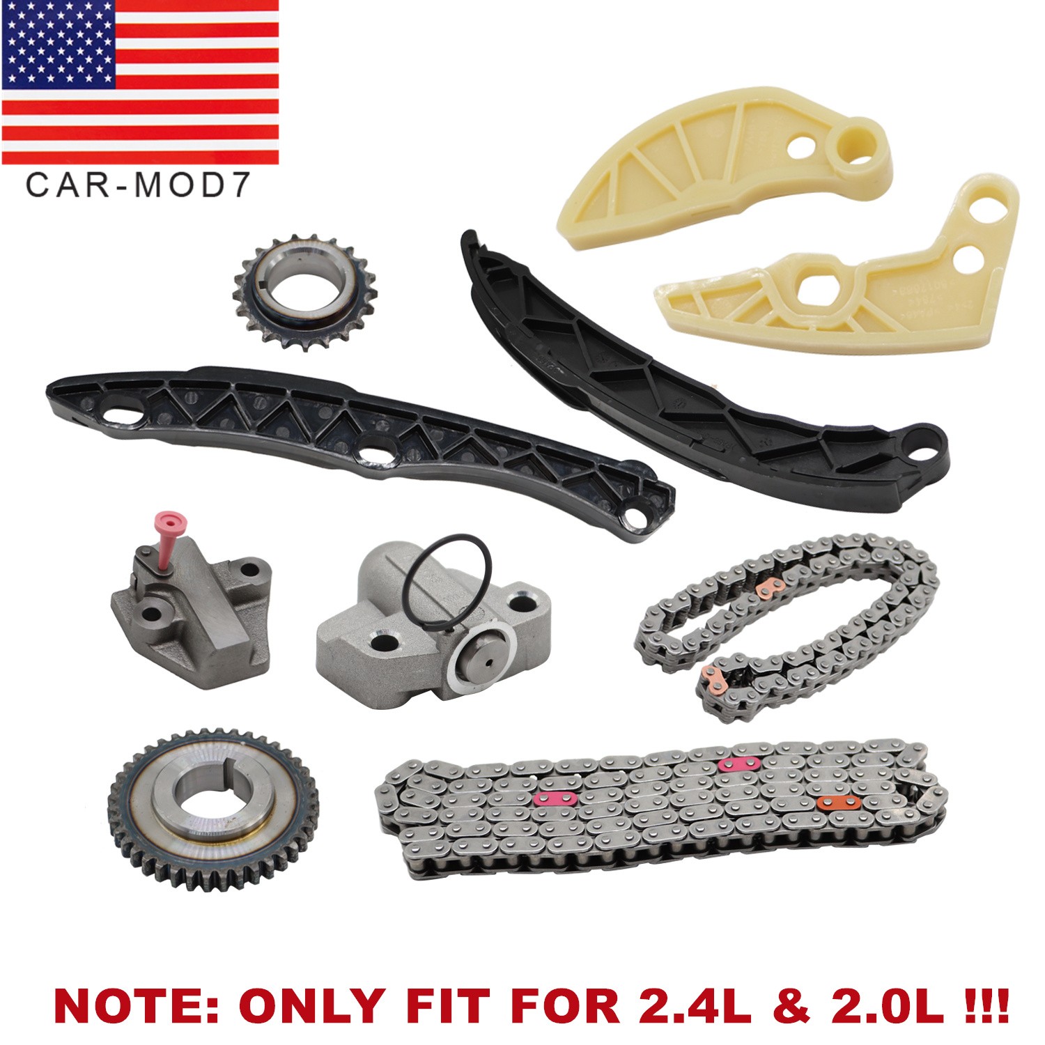 Timing Chain Kit For 2011-19 Kia Hyundai Tucson Sonata Santa Fe Sport 2.0L 2.4L