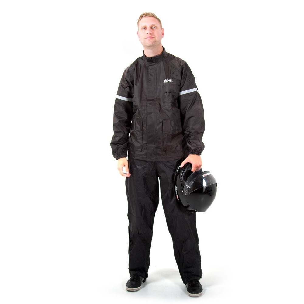 Rainguard Two Piece Waterproof Oversuit (S) - Black
