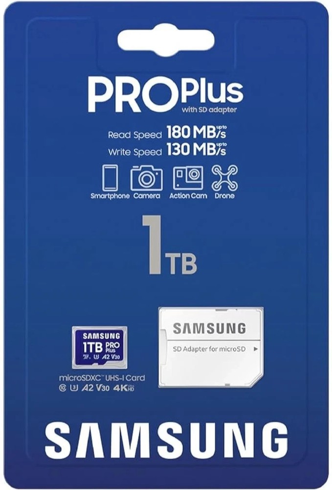 Samsung 1TB PRO Plus MicroSDXC Memory Card