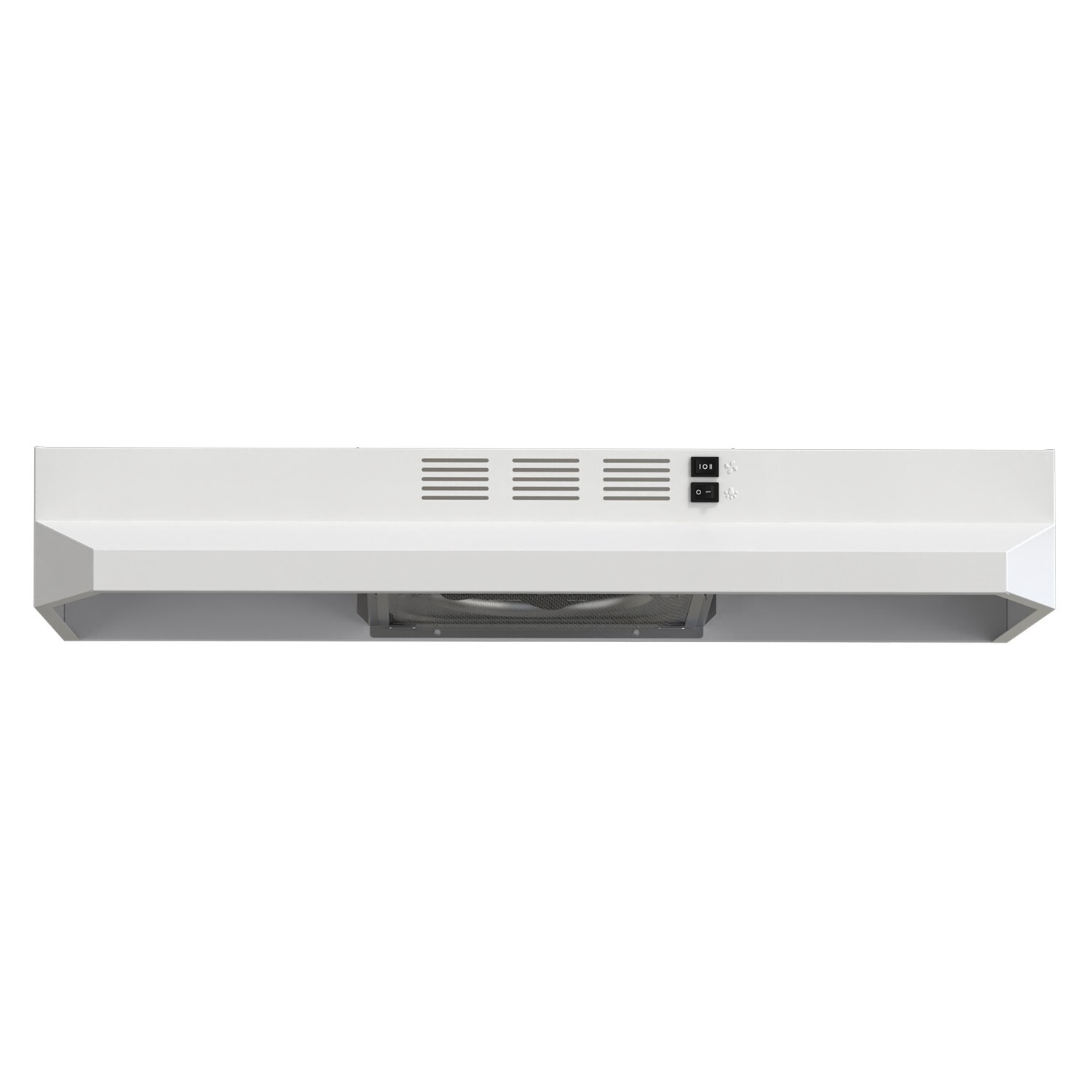 30 inch Under Cabinet Range Hood 230CFM Ducted/Ductless White Painted w/LED New