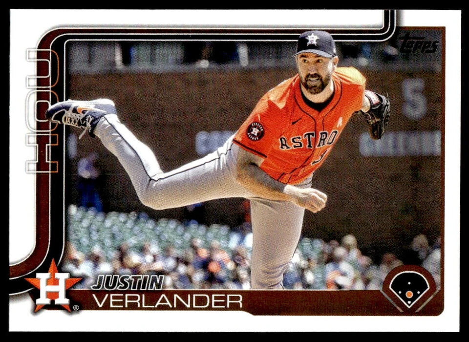 !!!    JUSTIN VERLANDER  TOPPS  BASEBALL CARD $$