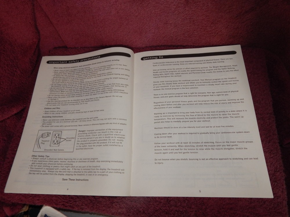 LifeSpan TR2000-HRC Owners Manual Version 1.2