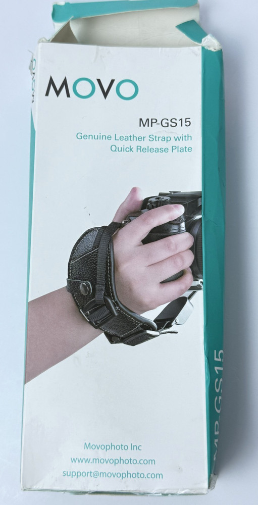 Genuine Leather Movo MP-GS15 Quick Release Camera Strap