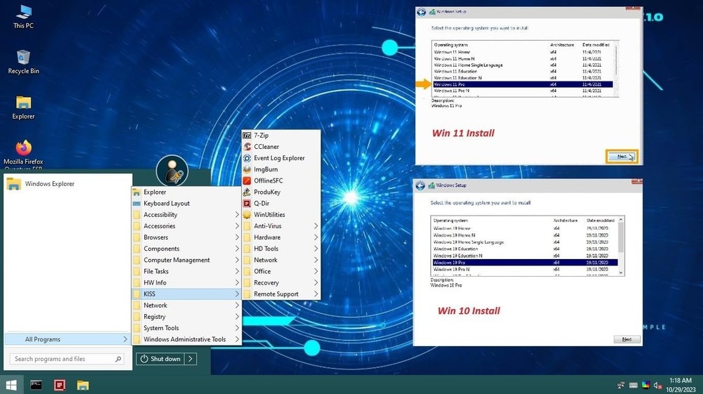 Bootable USB for Install & Reinstall Window 10 and Window 11 with Install Key...