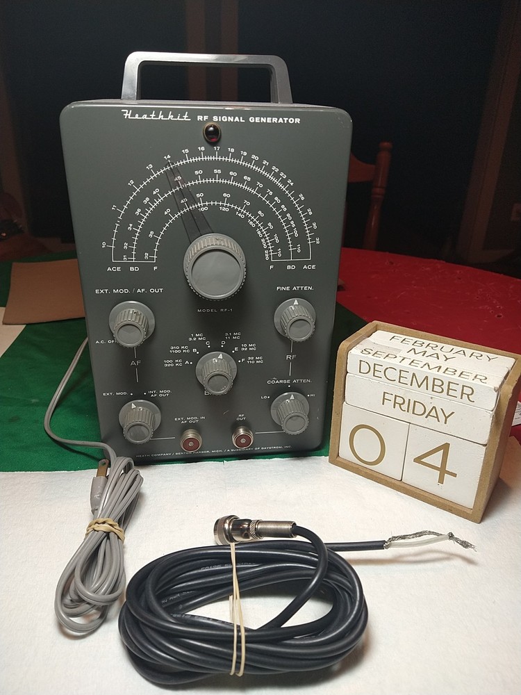 HEATKIT RF-SIGNAL GENERATOR RF-1