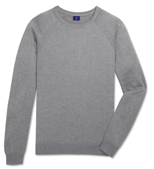 NEW FOOTJOY drirelease PERFORMANCE CREWNECK PULLOVER SWEATER, GREY, LARGE
