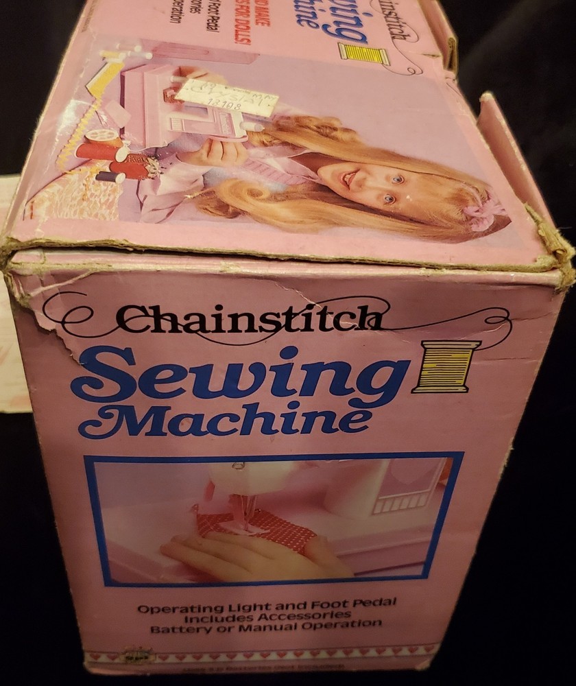 Chainstitch Sewing Machine Battery Powered Kids AS IS Broken Thread Holder