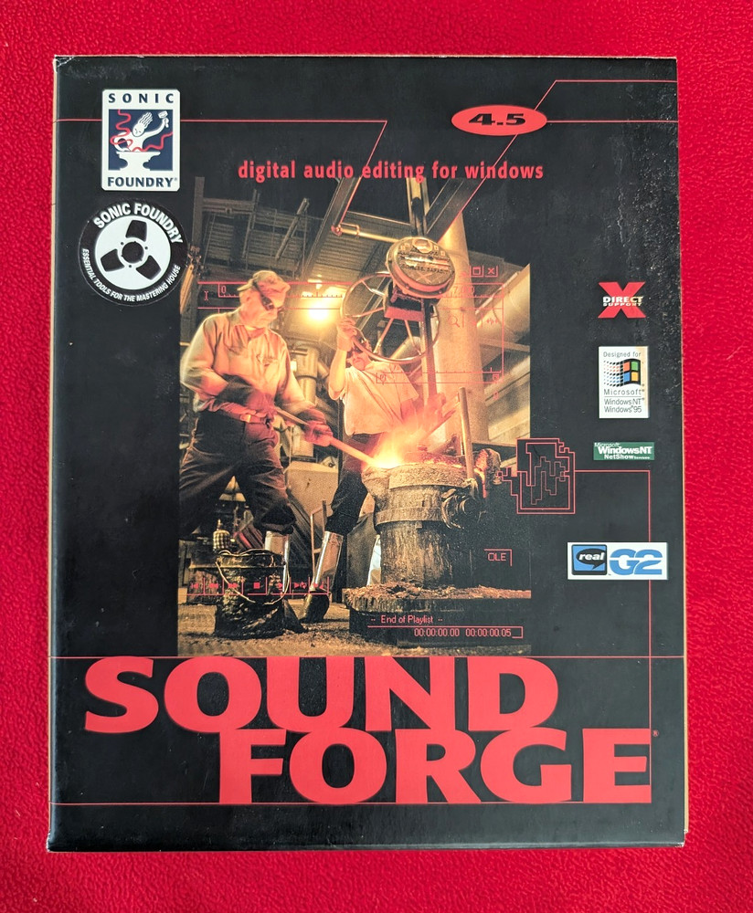 SOUND FORGE 4.5 Digital Audio Editing From Sonic Foundry