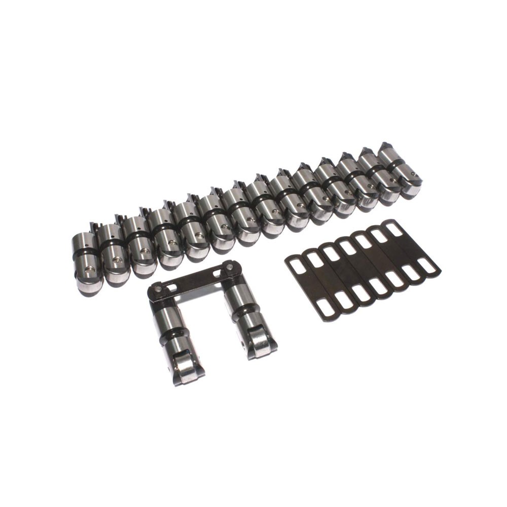 COMP Cams Valve Lifter Set 861-16; Endure-X Solid Roller .904" for AMC V8