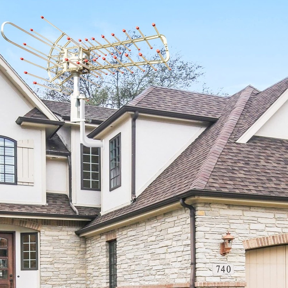 Adbamic Pole Mount, Electronics Pole for Outside Home Antenna Installation, 1...