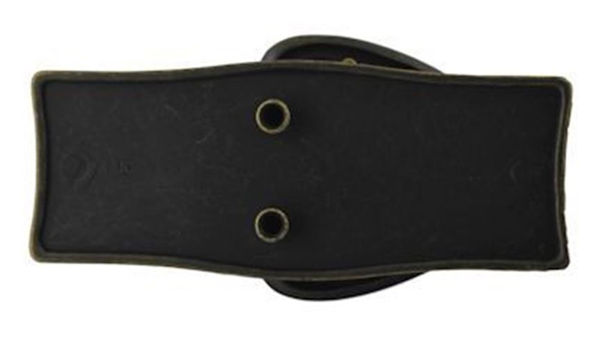 3-3/4" Stickley Style Vertical Pull Dark Antique Brass