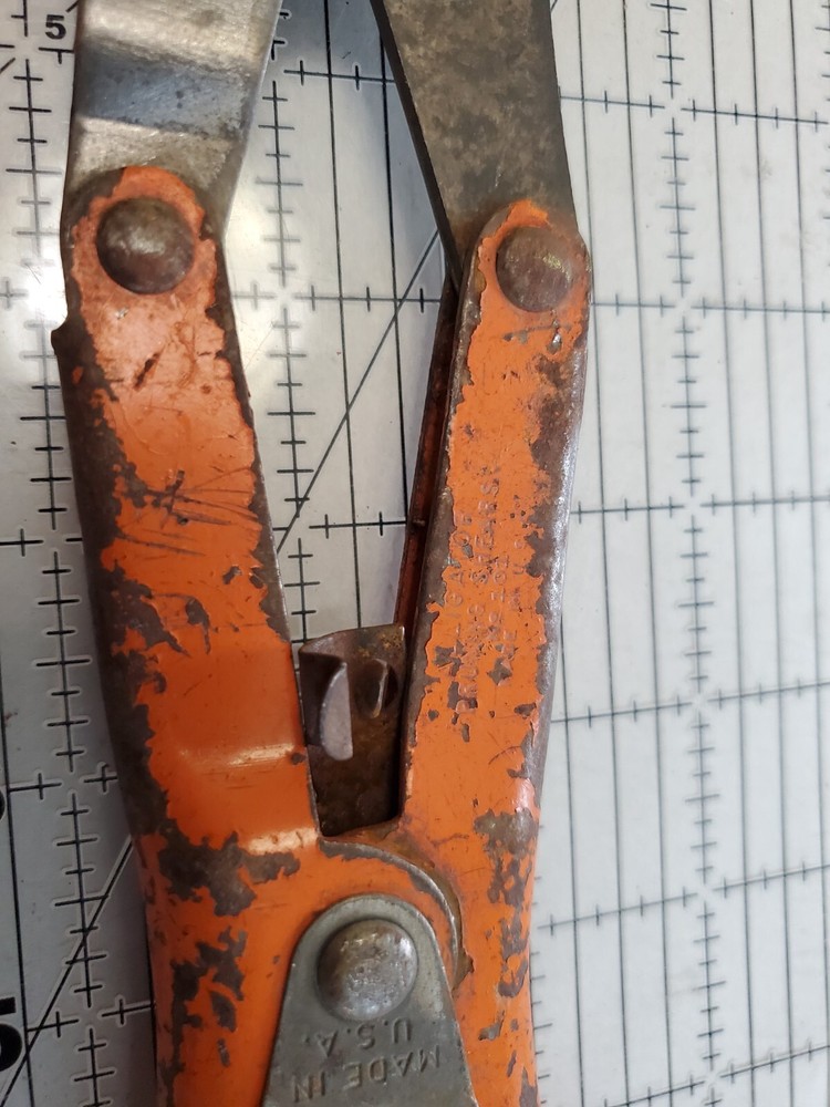 Vintage Pruning Shears USA Made Double Action