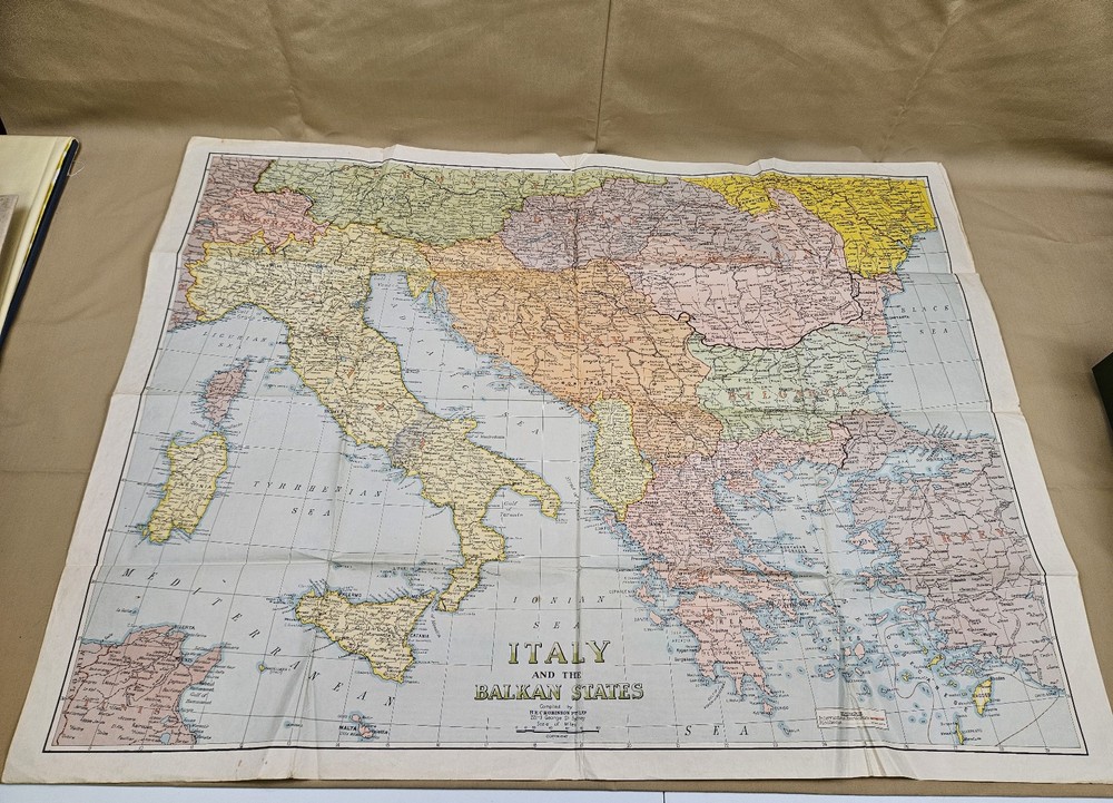 Literature & Maps from WWII footlocker