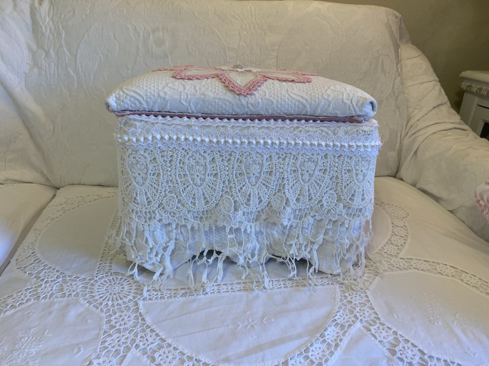 Shabby Chic Grandma Core Sewing Box