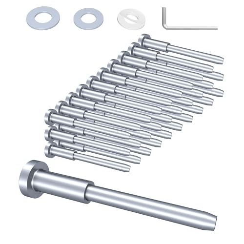 Pack Invisible Cable Railing kit, 1/8" Cable Railing Hardware 30 Silver