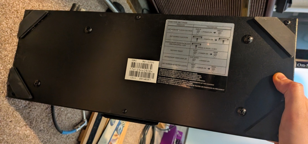 Boss TU-1000 Stage Tuner No AC Adapter