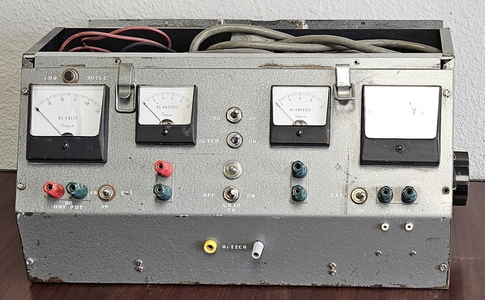 Simpson AC/DC Amperes Analogue Test Set.