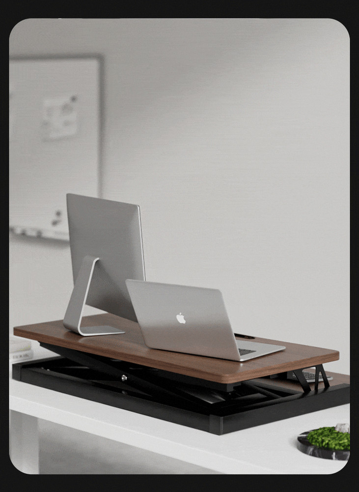 32'' Desk Converter Height Adjustable Home Office Converter Computer Desk Riser