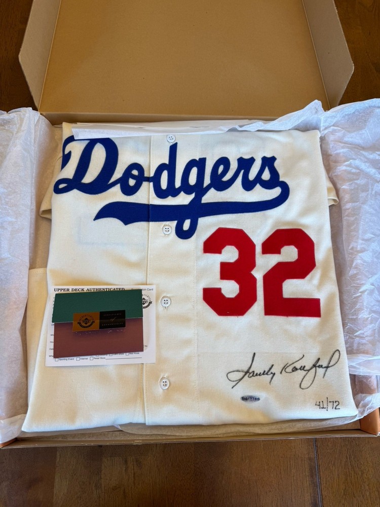 Sandy Koufax Signed Autographed Mitchell & Ness Authentic Jersey Upper Deck COA