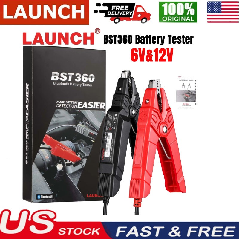 LAUNCH BST360 Car Bluetooth Battery Voltage Tester Automotive Cranking Charging*