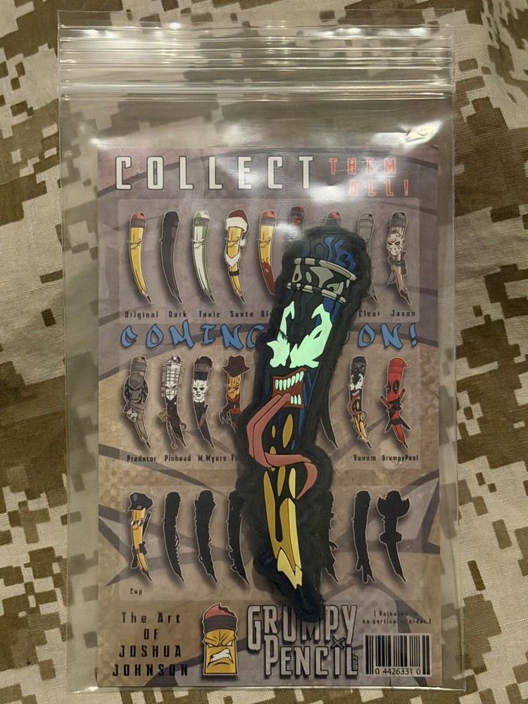 The Grumpy Pencil, Venom Symbiote Pencil Patch