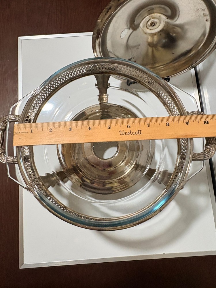 silver plate chafing dish