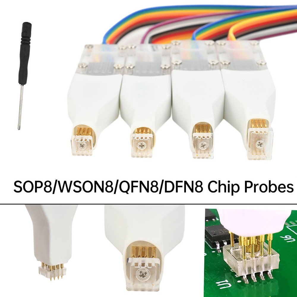 For Program SOP8/WSON8/QDFN8 Spring Needle Download Burn Read Test Probe US