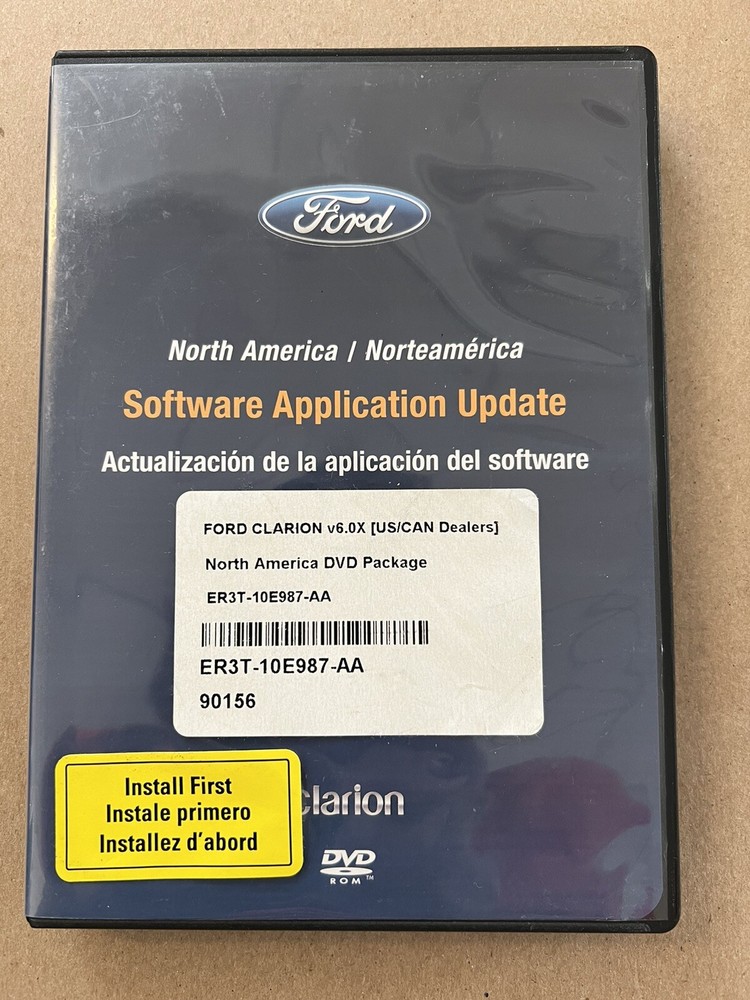 2011 Ford Fusion Software Application Update & Navigation Map Update V6.0X