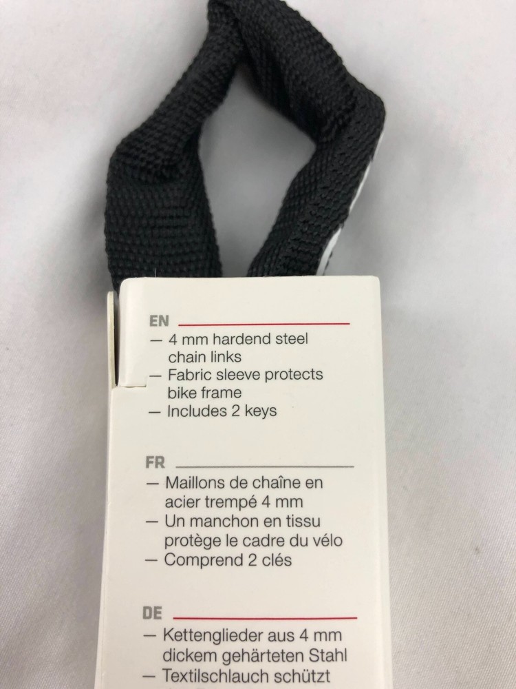 Bontrager Comp Keyed Chain Lock 60cm