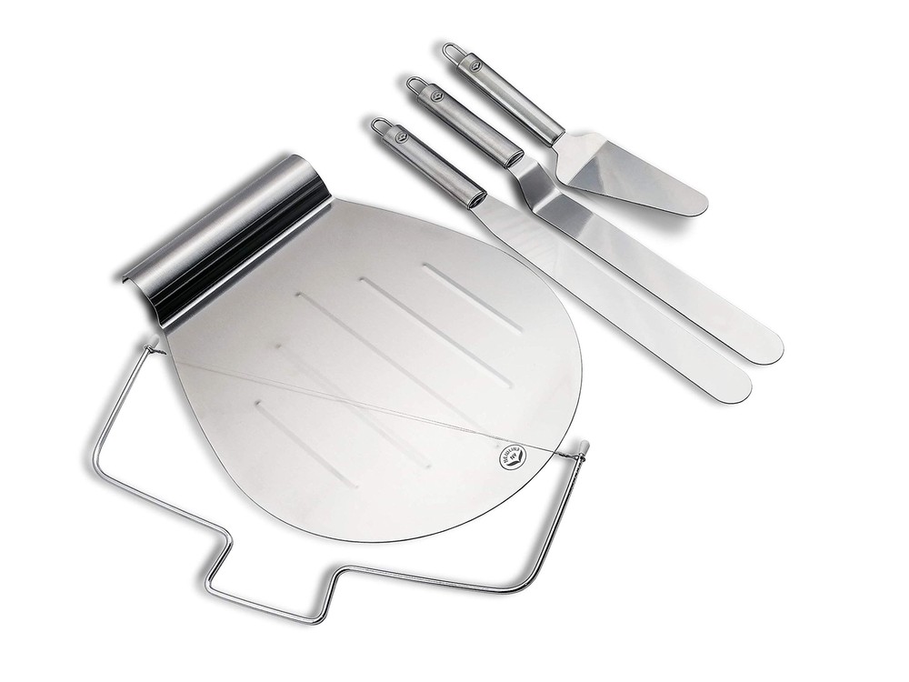 Stainless Steel Cake Customizing Decorating Serving 5pc set Cake Server Lifte...