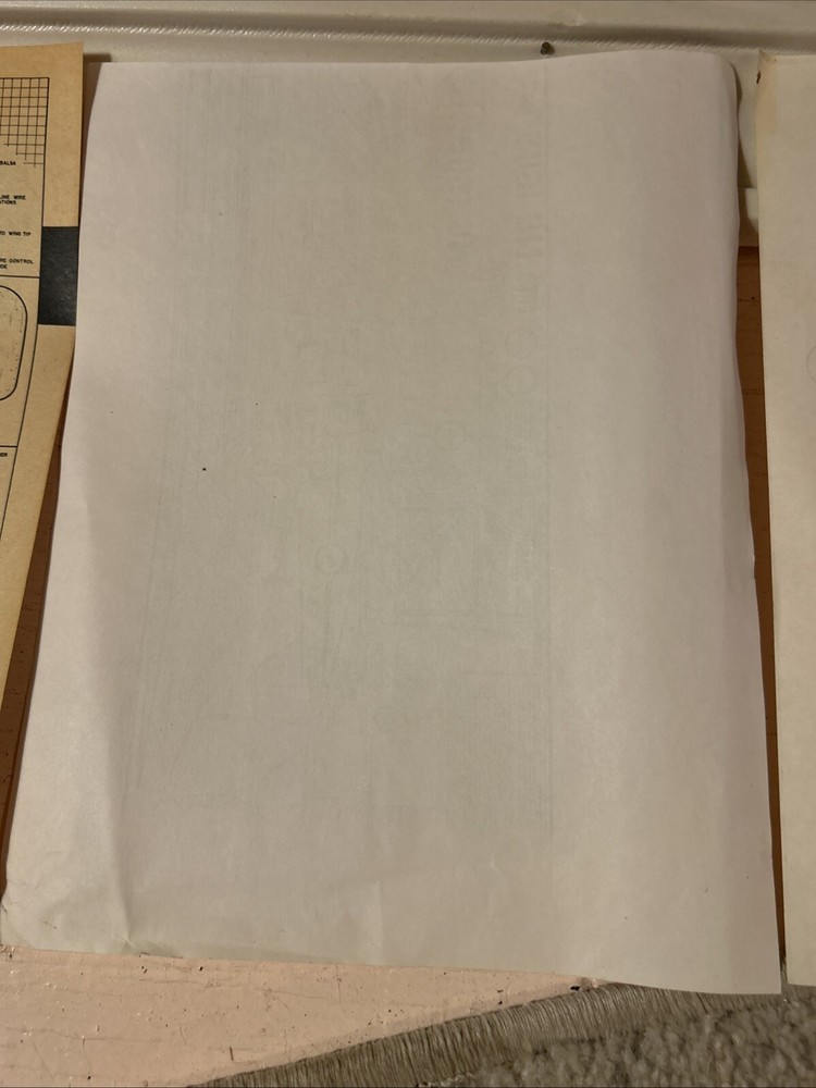 Vintage Aviation Pages Drawings Old Engineering Information Papers Airplane ￼￼