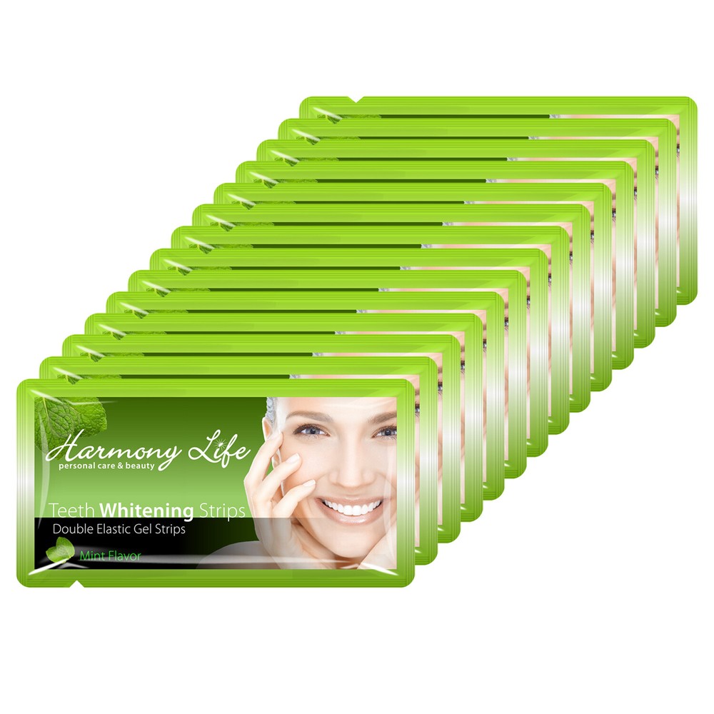 Harmony Life 28pc Teeth Whitening Strips 6% Hydrogen Peroxide Bleaching Strips