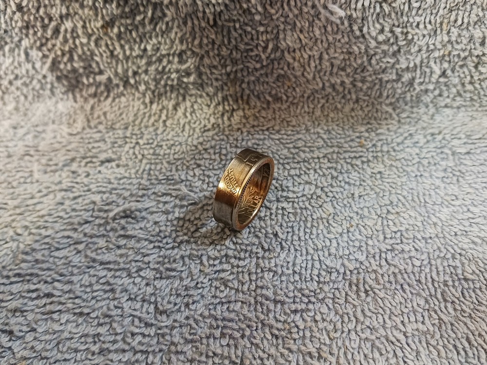 1974 Washington Quarters, coin ring, size 6 #2