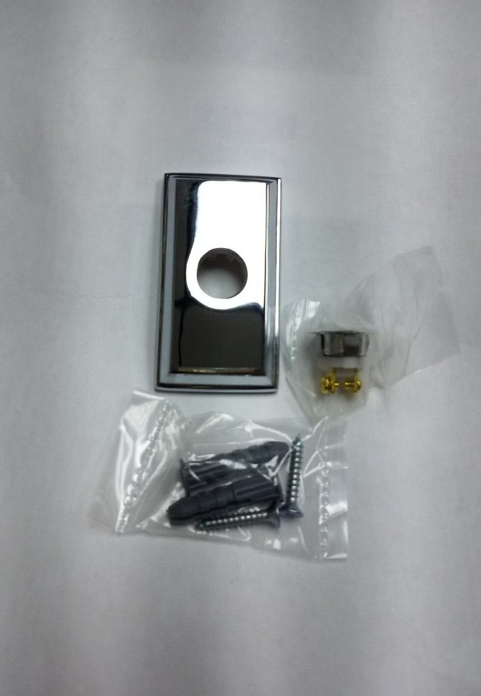 Baldwin 9BR7015 Rectangular Bell Buttons Solid Brass Price is for 1 Each