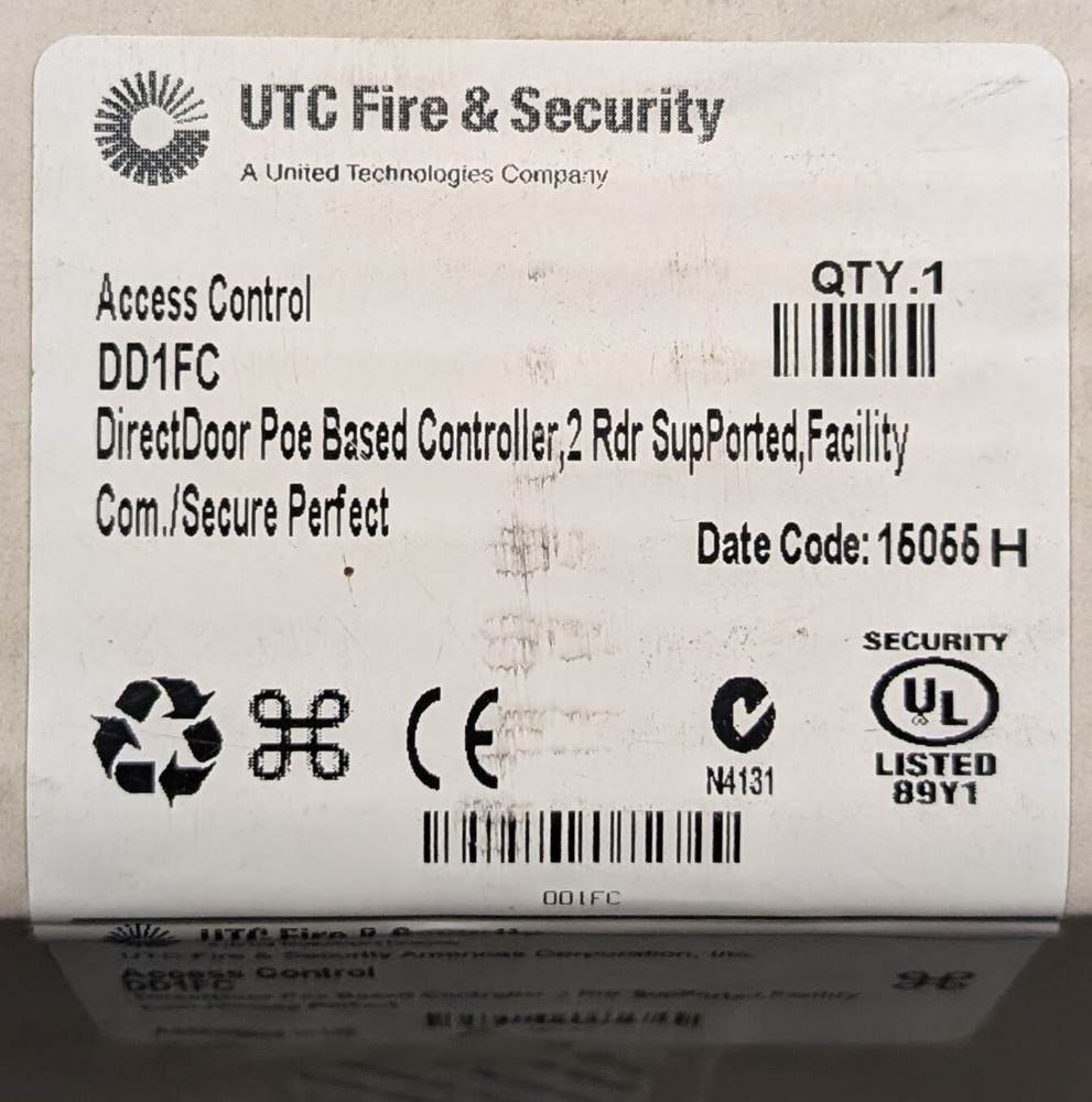 UTC Fire & Security DD1FC Direcdoor Controller - SAME DAY SHIPPING