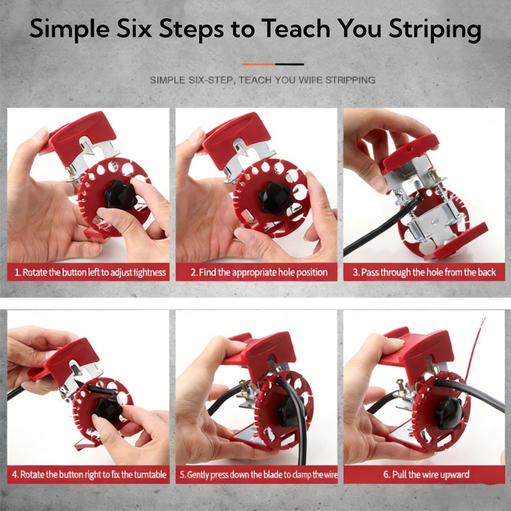 Electrical Wire Stripping Machine Compact Design for Electricians and DIY Use