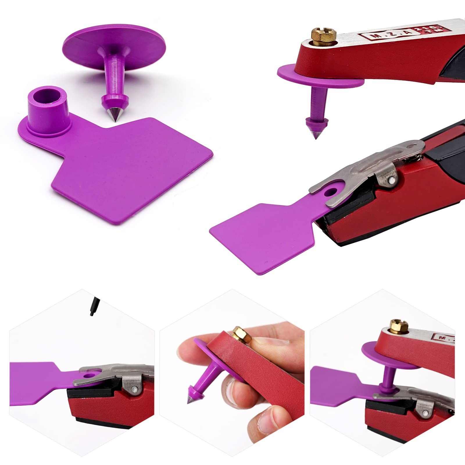 Blank Ear Tags 100 Pieces Livestock Identification Lable Blank Livestock Ear ...