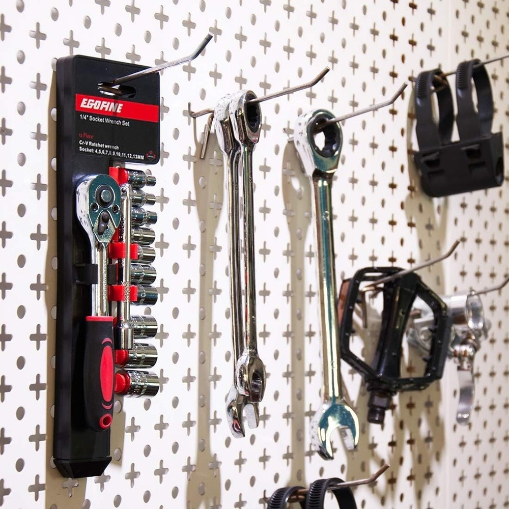 Compact 12 Piece Ratchet Socket Set with Quick-Release Handle and Organizer