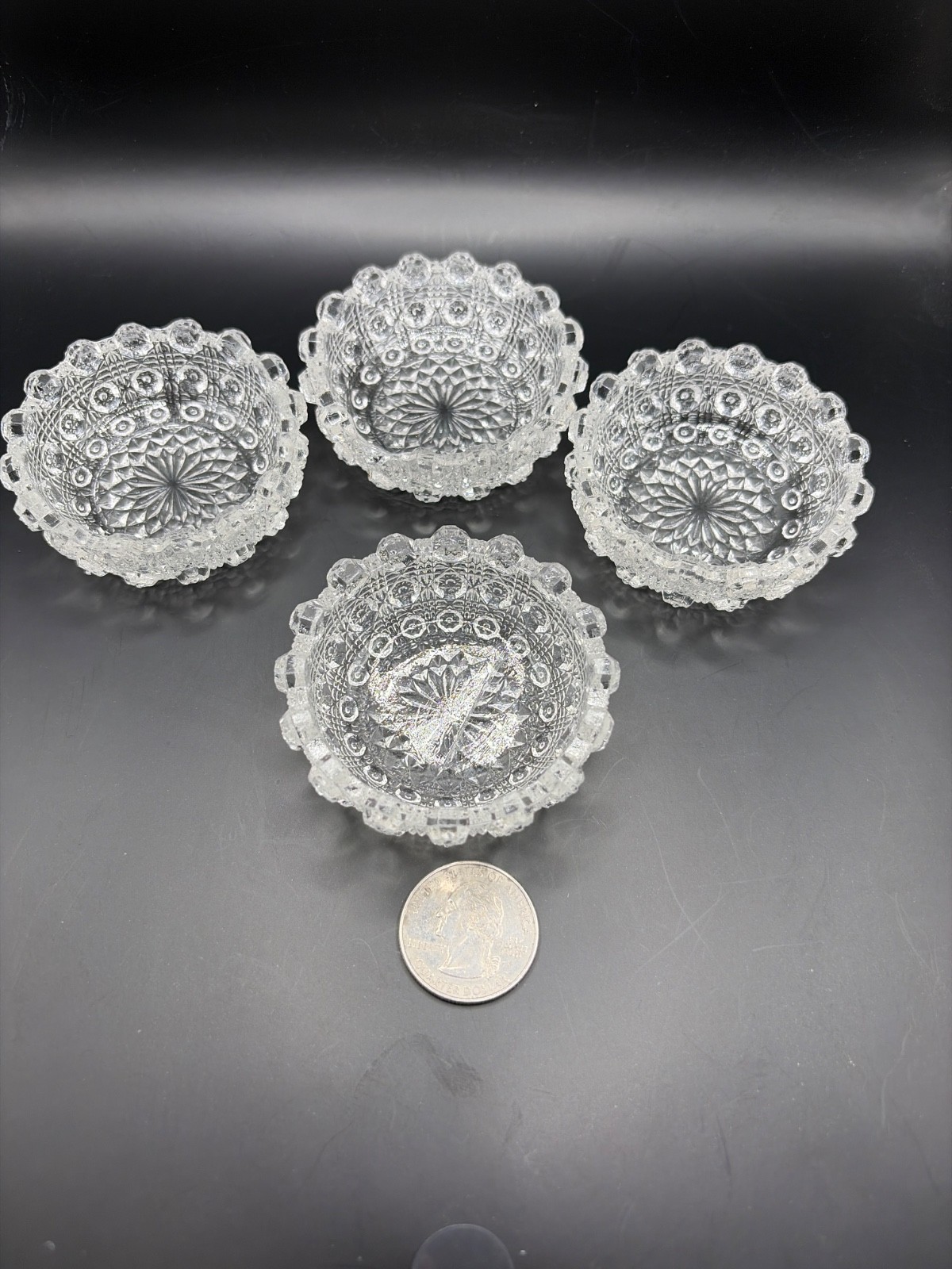 EAPG Antique WESTMORELAND SPECIALTY GLASS OPEN SALT Dish Dip