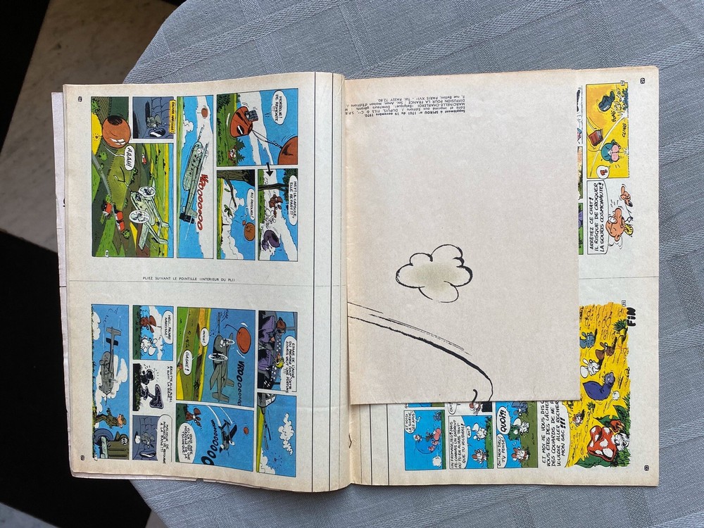 Spirou Weekly No. 1701 Correct Condition Complete Poster