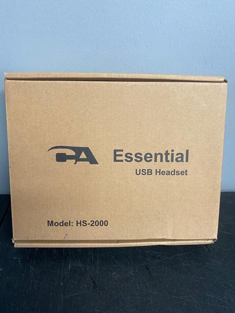 NEW OPEN BOX Cyber Acoustics HS-2000 Essential USB headset