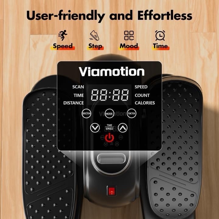 MERACH Under Desk Elliptical Machine, Leg Exerciser While Sitting w/ Remote