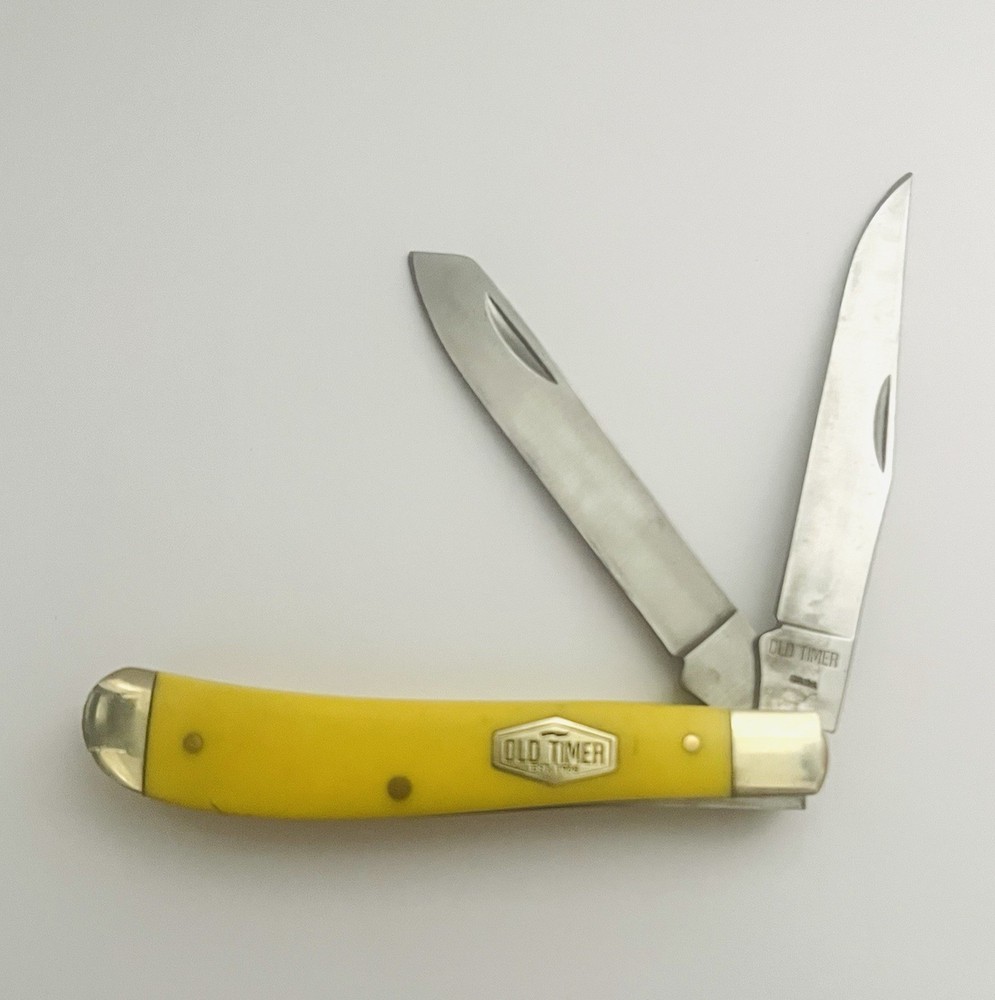 Schrade Old Timer Pocket Knife | Yellow | Model 940TY