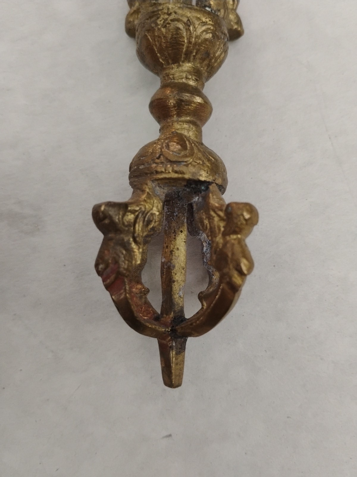 Antique Tibetan Bronze Dorje / Vajra c. 1890